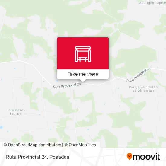 Mapa de Ruta Provincial 24