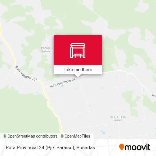 Ruta Provincial 24 (Pje. Paraíso) map