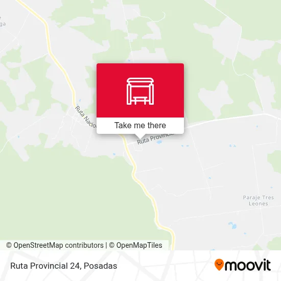 Mapa de Ruta Provincial 24