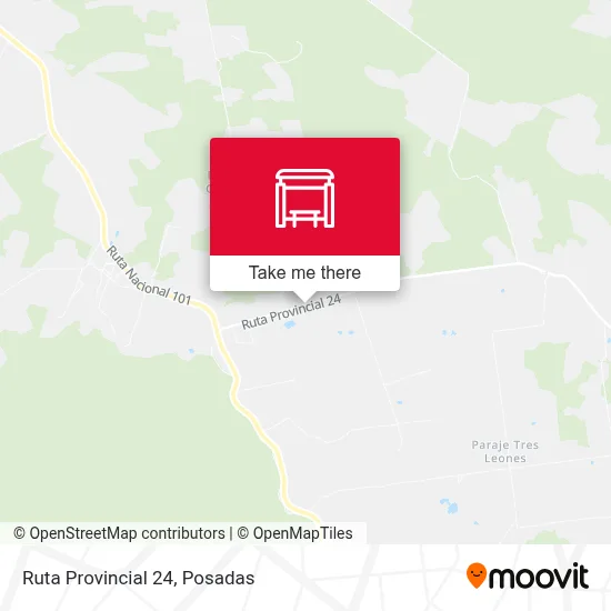Mapa de Ruta Provincial 24