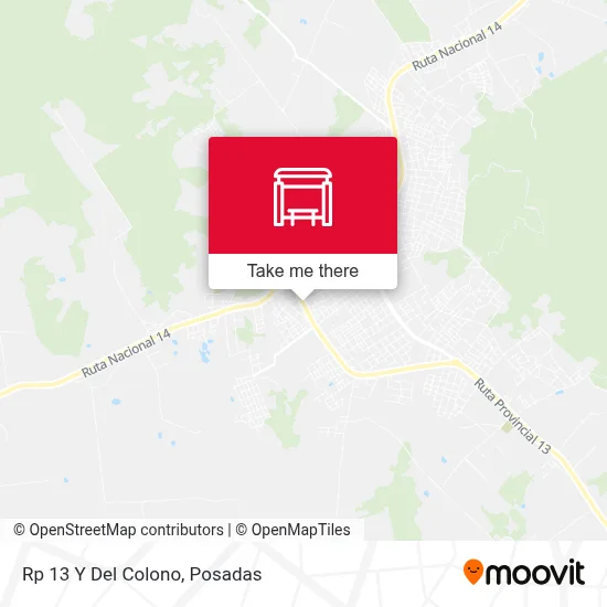 Mapa de Rp 13 Y Del Colono