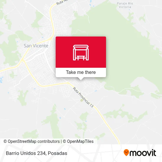 Barrio Unidos 234 map