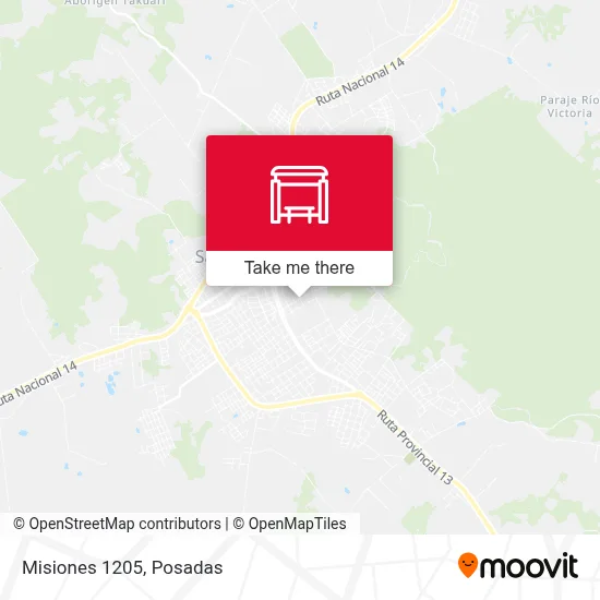 Misiones 1205 map