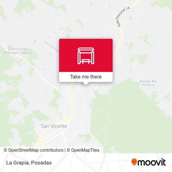 La Grapia map