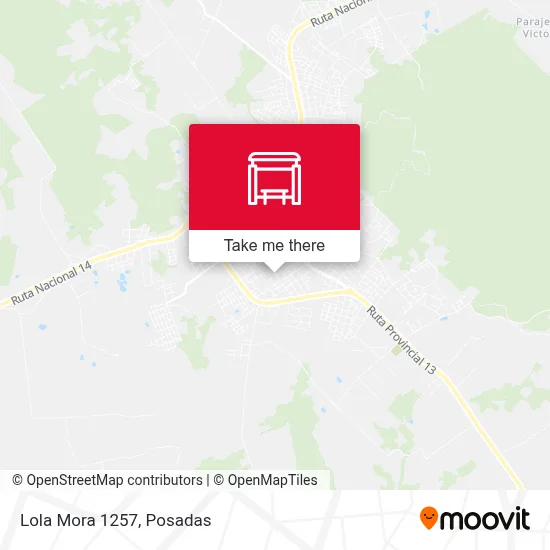Lola Mora 1257 map