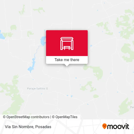 Vía Sin Nombre map