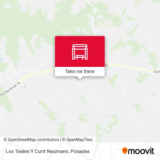 Los Teales Y Curtt Neumann map
