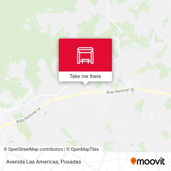 Avenida Las Americas map