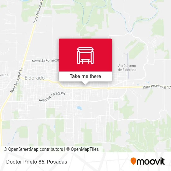 Doctor Prieto 85 map