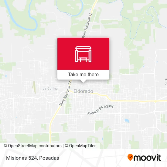 Misiones 524 map
