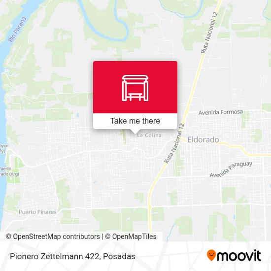 Pionero Zettelmann 422 map