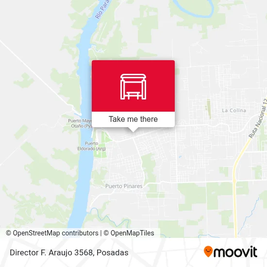 Director F. Araujo 3568 map