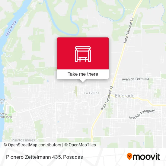 Pionero Zettelmann 435 map