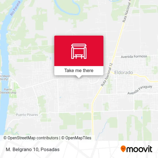 M. Belgrano 10 map