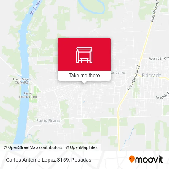 Carlos Antonio Lopez 3159 map