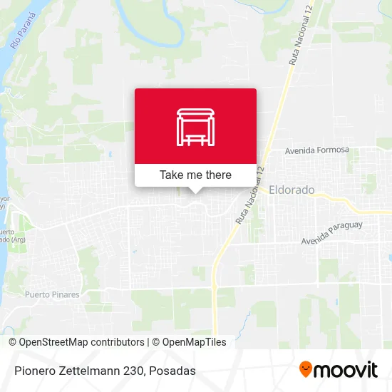 Pionero Zettelmann 230 map