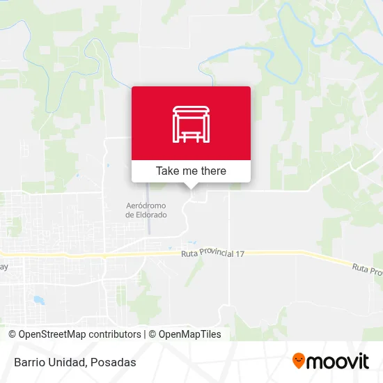 Barrio Unidad map