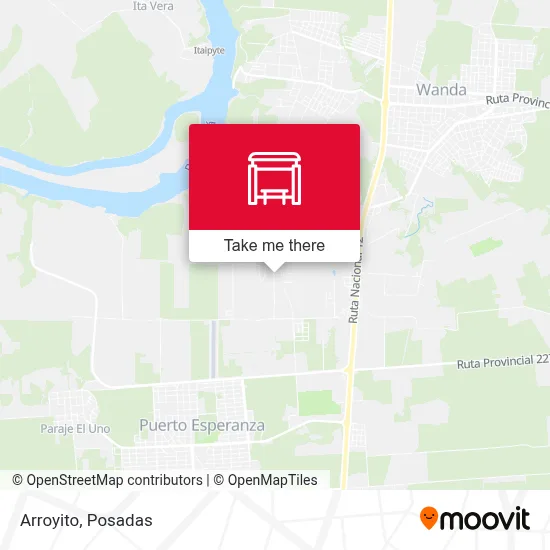 Arroyito map