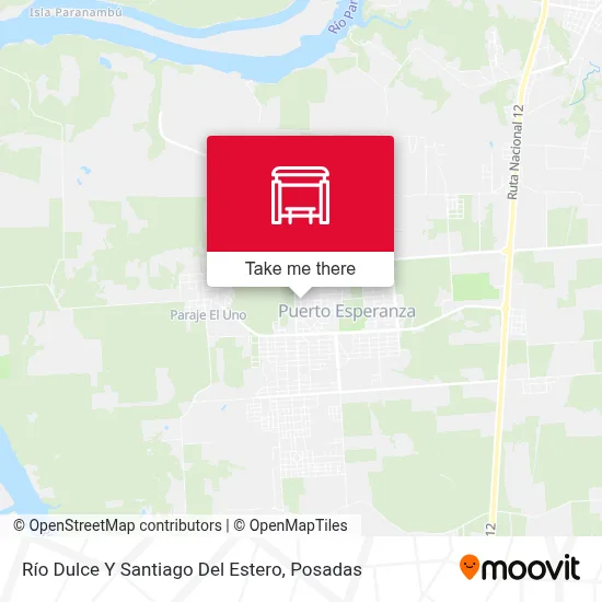 Río Dulce Y Santiago Del Estero map