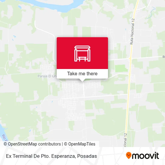 Ex Terminal De Pto. Esperanza map