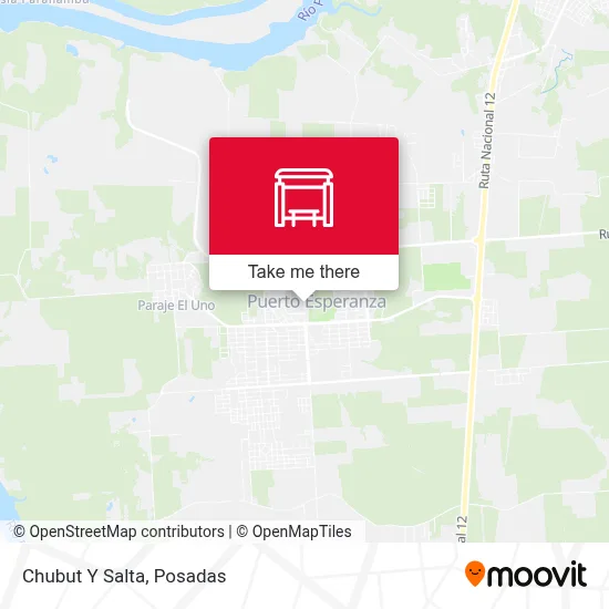 Chubut Y Salta map