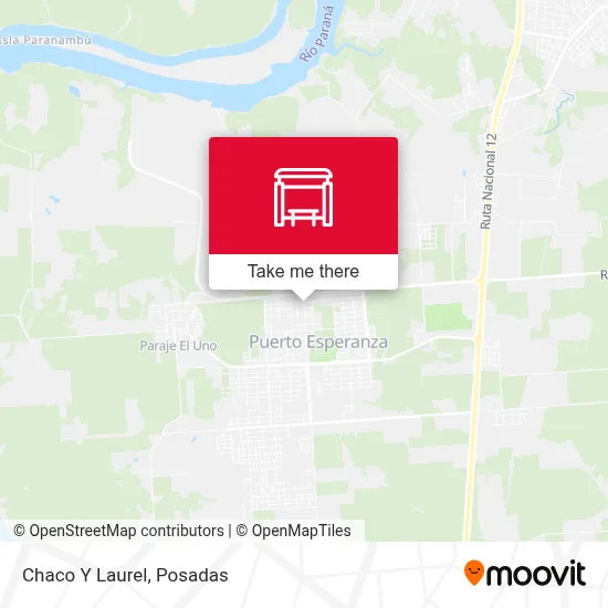 Chaco Y Laurel map