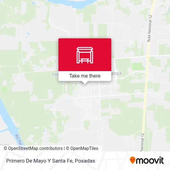 Primero De Mayo Y Santa Fe map