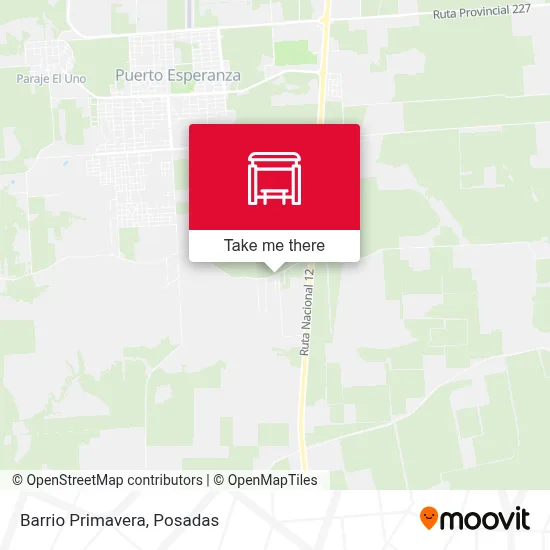 Barrio Primavera map
