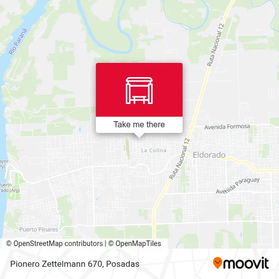 Pionero Zettelmann 670 map