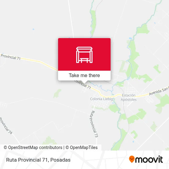 Ruta Provincial 71 map