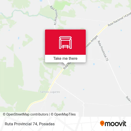 Ruta Provincial 74 map