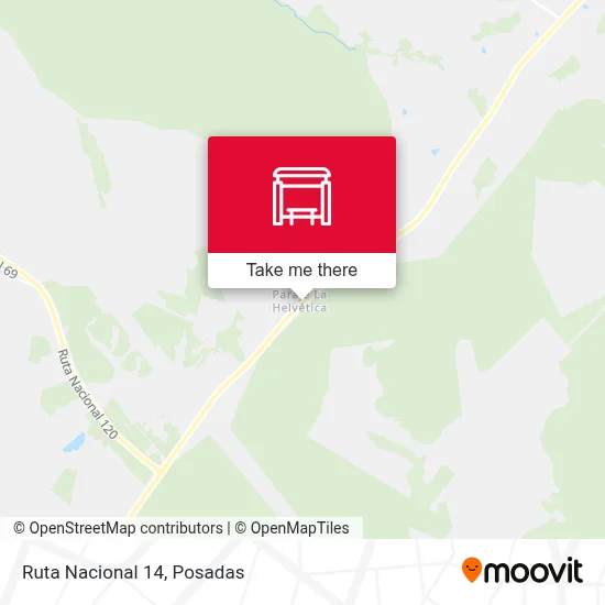 Ruta Nacional 14 map