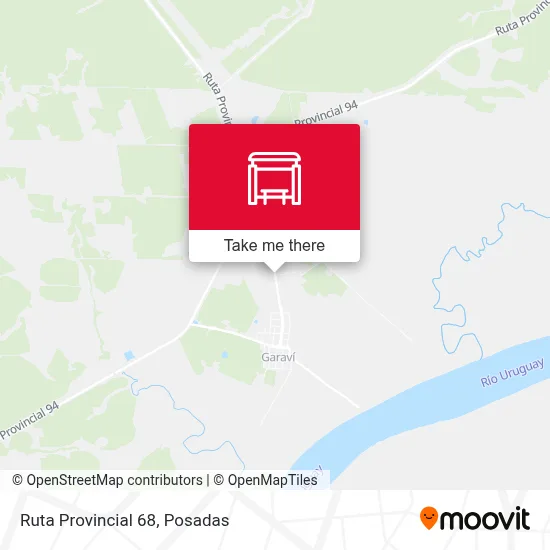 Ruta Provincial 68 map