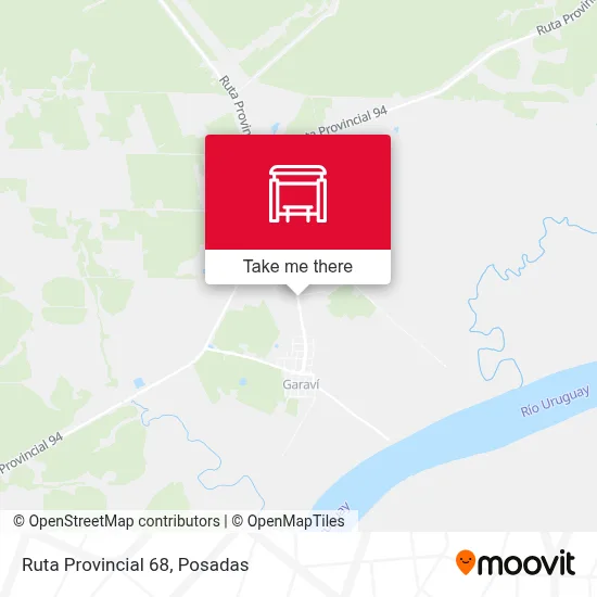 Ruta Provincial 68 map