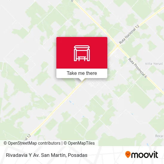 Rivadavia Y Av. San Martín map