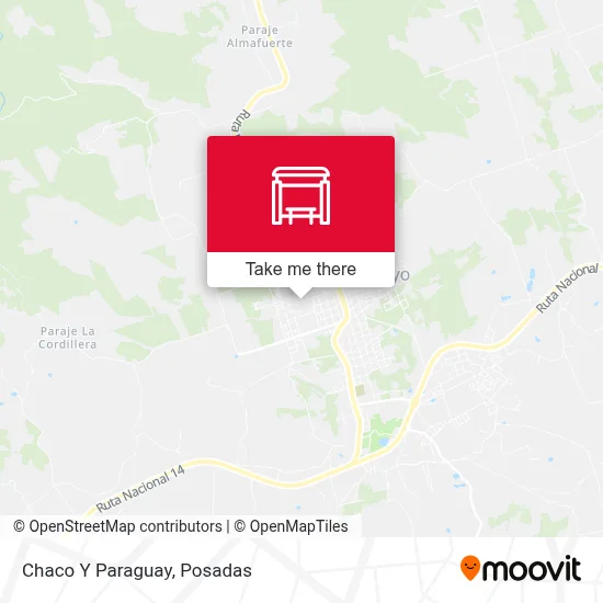 Chaco Y Paraguay map