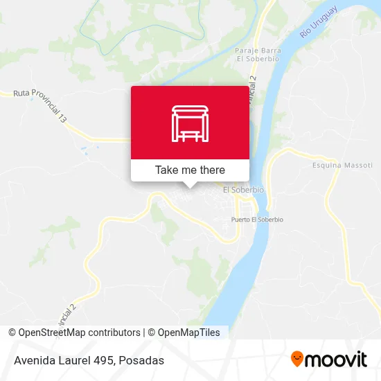 Avenida Laurel 495 map