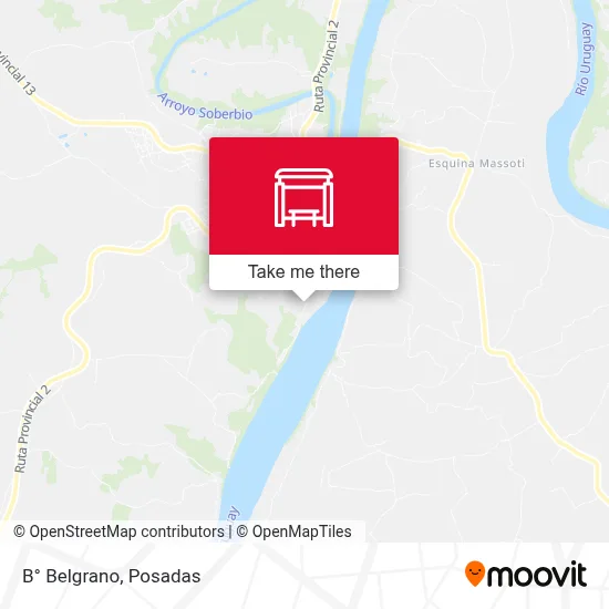 B° Belgrano map