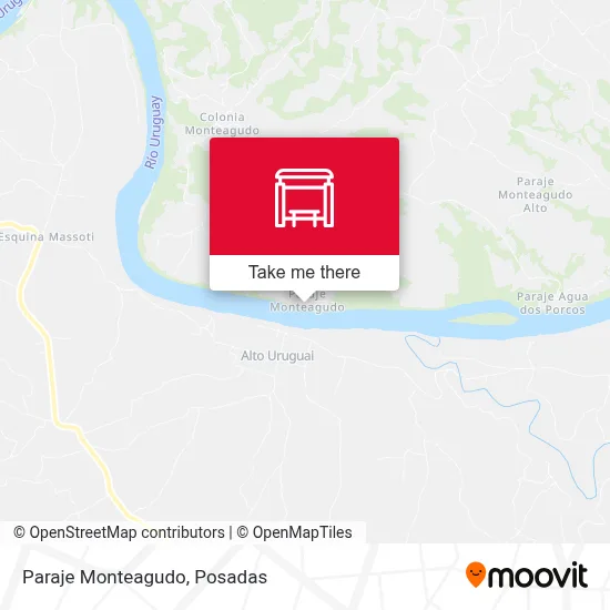 Paraje Monteagudo map