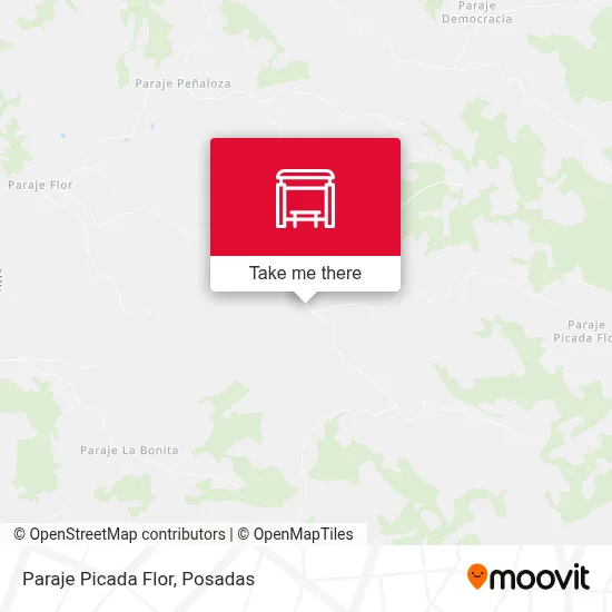 Paraje Picada Flor map