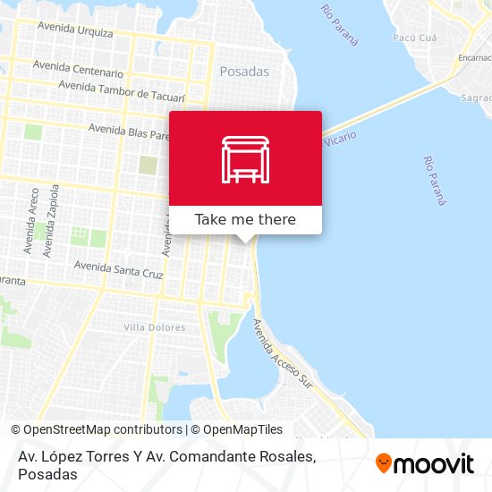 Av. López Torres Y Av. Comandante Rosales map