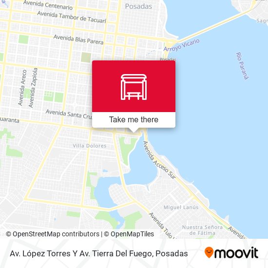 Mapa de Av. López Torres Y Av. Tierra Del Fuego