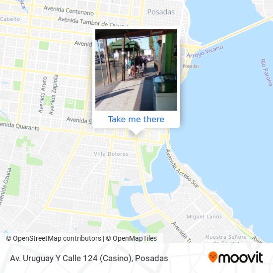 Av. Uruguay Y Calle 124 (Casino) map