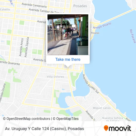 Mapa de Av. Uruguay Y Calle 124 (Casino)
