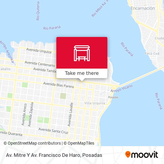 Mapa de Av. Mitre Y Av. Francisco De Haro