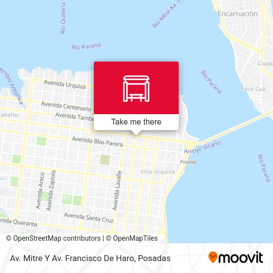 Mapa de Av. Mitre Y Av. Francisco De Haro