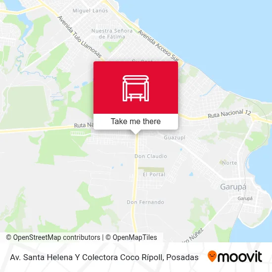 Av. Santa Helena Y Colectora Coco Rípoll map