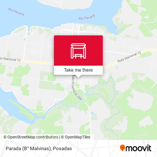 Mapa de Parada (B° Malvinas)