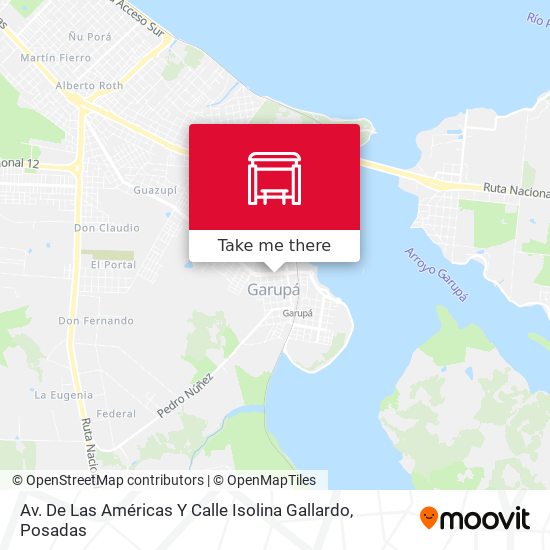 Av. De Las Américas Y Calle Isolina Gallardo map
