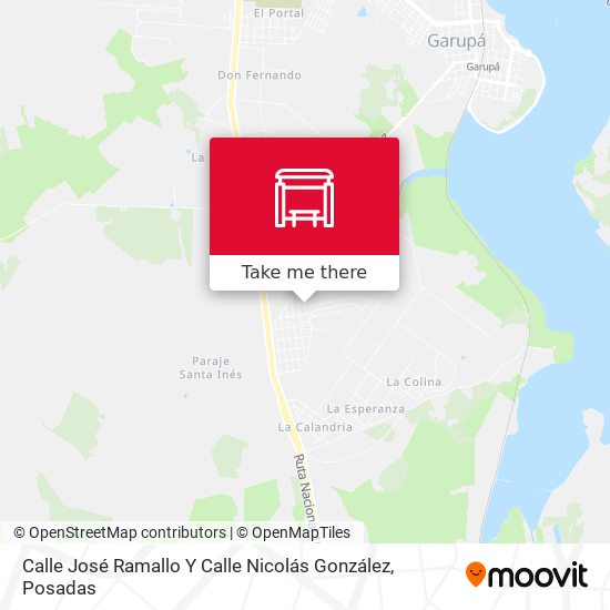 Mapa de Calle José Ramallo Y Calle Nicolás González